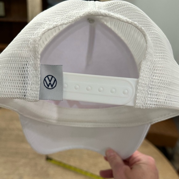 Volkswagen Snap Back White Mesh Trucker Baseball Hat - Picture 6 of 9